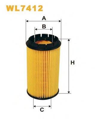 WIX FILTERS WL7412 Масляний фільтр