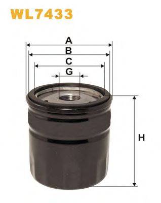 WIX FILTERS WL7433 Масляний фільтр