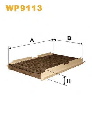 WIX FILTERS WP9113 Фільтр, повітря у внутрішньому просторі