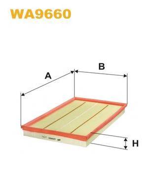 WIX FILTERS WA9660 Повітряний фільтр