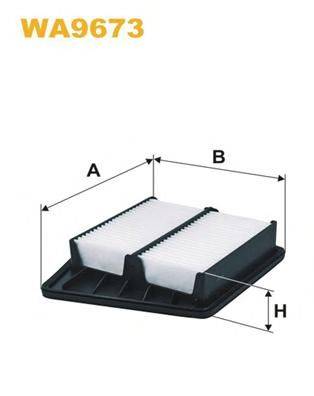 WIX FILTERS WA9673 Повітряний фільтр