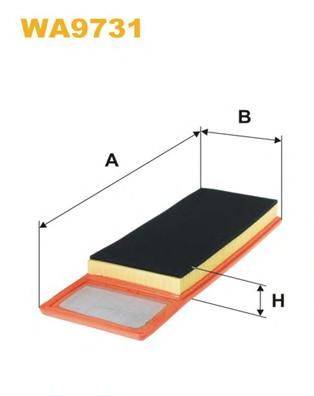 WIX FILTERS WA9731 Повітряний фільтр