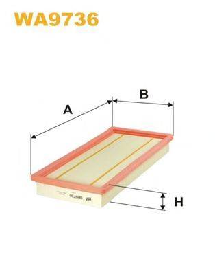 WIX FILTERS WA9736 Повітряний фільтр