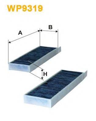 WIX FILTERS WP9319 Фільтр, повітря у внутрішньому просторі