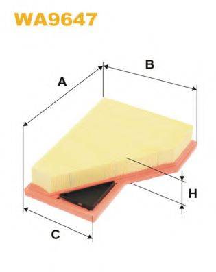 WIX FILTERS WA9647 Повітряний фільтр