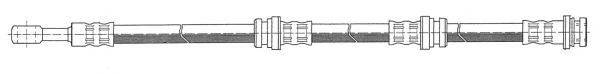 CEF 511761 Гальмівний шланг