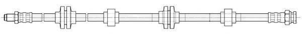 CEF 511920 Гальмівний шланг