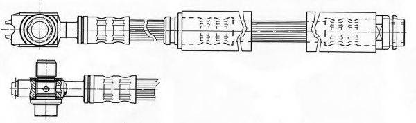 CEF 511924 Гальмівний шланг