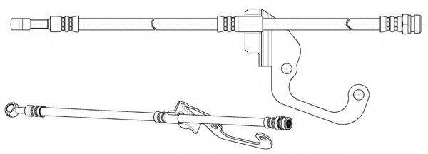 CEF 511955 Гальмівний шланг
