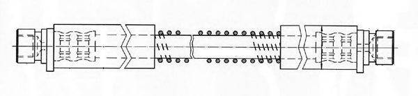 CEF 512088 Гальмівний шланг