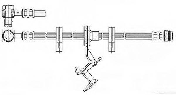 CEF 512261 Гальмівний шланг