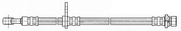 CEF 512275 Гальмівний шланг