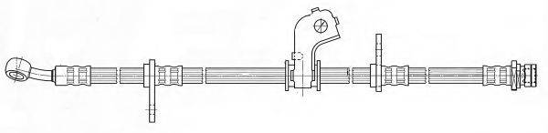 CEF 512371 Гальмівний шланг