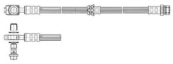 CEF 512441 Гальмівний шланг