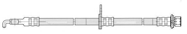 CEF 512449 Гальмівний шланг
