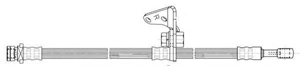 CEF 512474 Гальмівний шланг