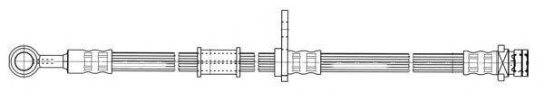 CEF 512503 Гальмівний шланг