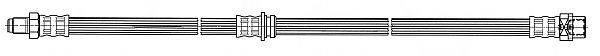 CEF 512517 Гальмівний шланг