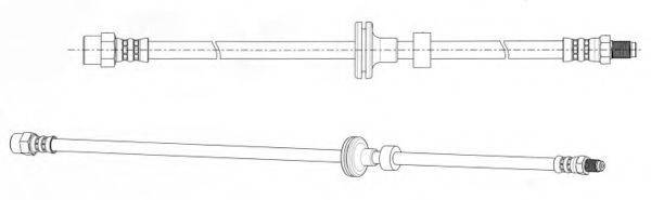 CEF 512640 Гальмівний шланг