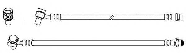 CEF 512969 Гальмівний шланг