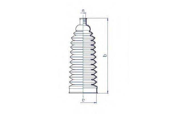 DA SILVA K5360 Пильовик, рульове управління