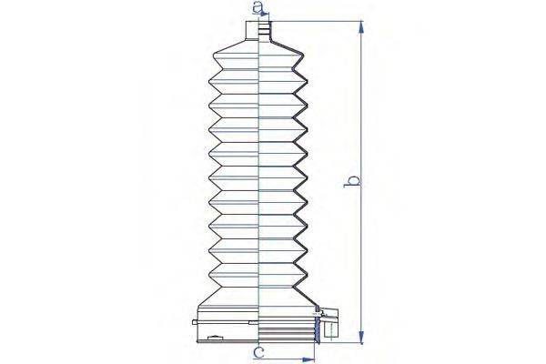 DA SILVA K5479 Пильовик, рульове управління