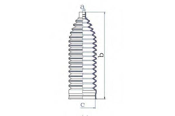 DA SILVA K5530 Пильовик, рульове управління