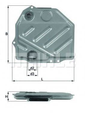 KNECHT HX48 Гідрофільтр, автоматична коробка передач