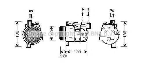 PRASCO BWK319 Компресор, кондиціонер