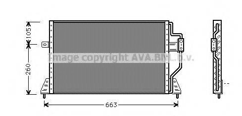 PRASCO CR5024 Конденсатор, кондиціонер