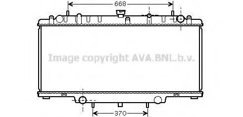 PRASCO DN2246 Радіатор, охолодження двигуна