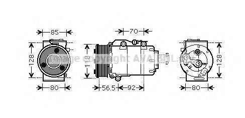 PRASCO FDAK394 Компресор, кондиціонер