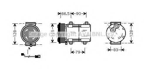 PRASCO FDK276 Компресор, кондиціонер