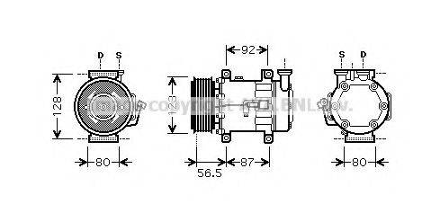 PRASCO FDK432 Компресор, кондиціонер