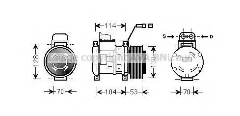 PRASCO MSK583 Компресор, кондиціонер