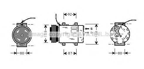 PRASCO RTK283 Компресор, кондиціонер