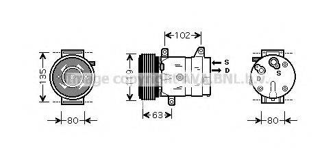 PRASCO RTK440 Компресор, кондиціонер