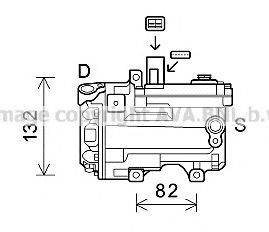 PRASCO TOK624 Компресор, кондиціонер