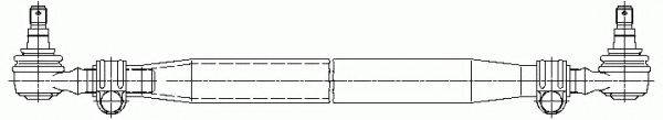 LEMFORDER 1970001 Поперечна рульова тяга