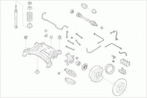 LEMFORDER MERCECKLARL002 Рульове управління; Підвіска колеса