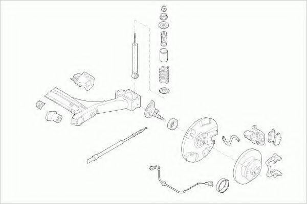 LEMFORDER VWGOLFRL012 Рульове управління; Підвіска колеса