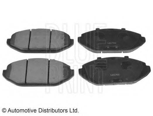 BLUE PRINT ADA104248 Комплект гальмівних колодок, дискове гальмо