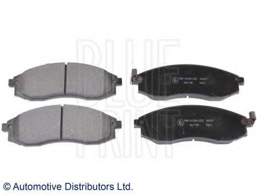 BLUE PRINT ADC44263 Комплект гальмівних колодок, дискове гальмо