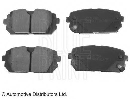 BLUE PRINT ADG04283 Комплект гальмівних колодок, дискове гальмо