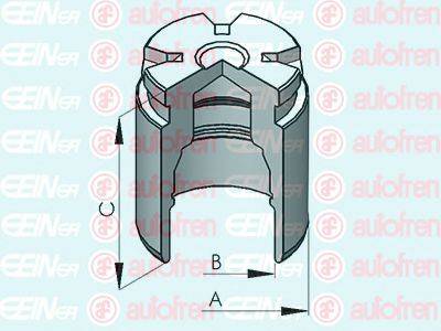 AUTOFREN SEINSA D025116 Поршень, корпус скоби гальма