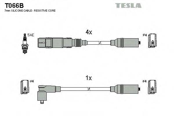 TESLA T066B Комплект дротів запалювання