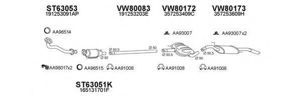 VENEPORTE 800132 Система випуску ОГ