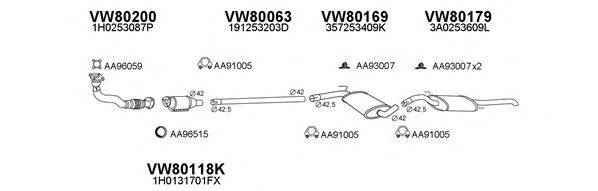 VENEPORTE 800137 Система випуску ОГ