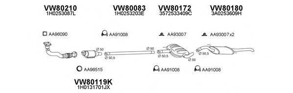 VENEPORTE 800139 Система випуску ОГ