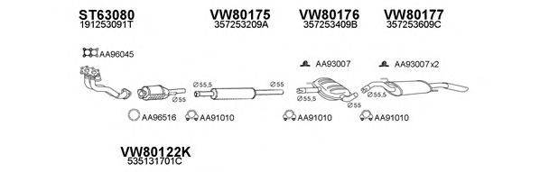 VENEPORTE 800141 Система випуску ОГ